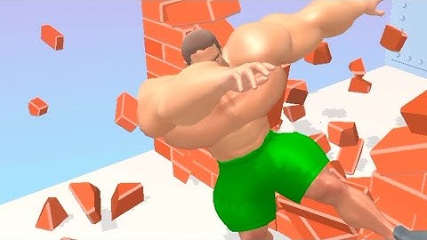 Muscle Rush Gameplay Level 1 Break 4 Walls #shorts #musclerush #gamingclub
