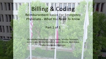 Billing & Coding Reimbursement Basics Part 1 of 5