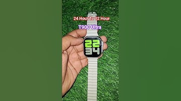 T900 Ultra 12 Hour Time Format #smartwatchclub #timesetting #viral #shorts #shortfeed #t900ultra
