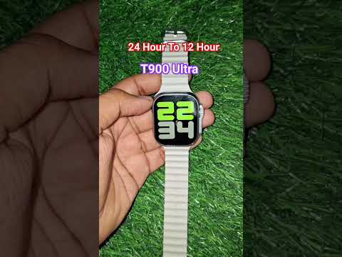 T900 Ultra 12 Hour Time Format Smartwatchclub Timesetting Viral Shorts Shortfeed T900ultra