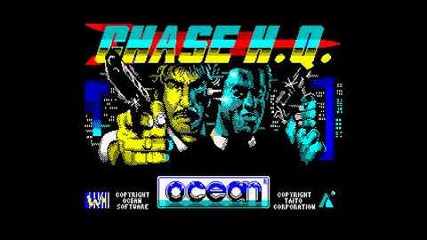 "Chase H.Q." title music, ZX Spectrum 128k