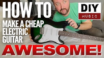How to install a loaded pickguard - fast and easy electric guitar complete electronics overhaul!