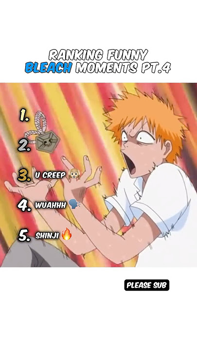 Ranking Funny Bleach Moments #bleach #ichigo #anime #animeshorts #fyp