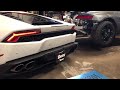 Lamborghini Huracan With Gintani Flame Tune!