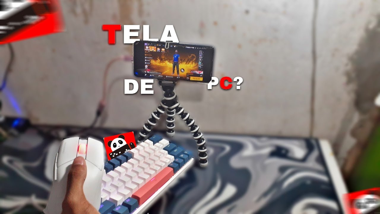 COLOQUEI TELA DE EMULADOR NO MEU MOBILADOR TECLADO E MOUSE NO CELULAR ...