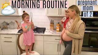 MORNING ROUTINE  | PREGNANT MOM OF 2 | MORNING MOTIVATION | Tara Henderson