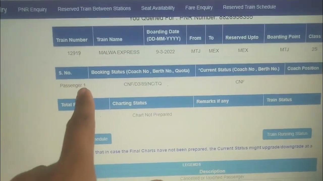 How To Track Indian Railway PNR Status YouTube