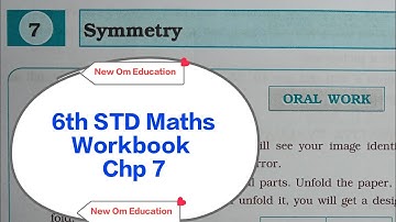 6th STD Maths Workbook Chp 7 Symmetry @OmPrakash-rn8hc