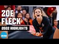 Zoe fleck highlights texas liberos 2022 ncaa tournament top plays