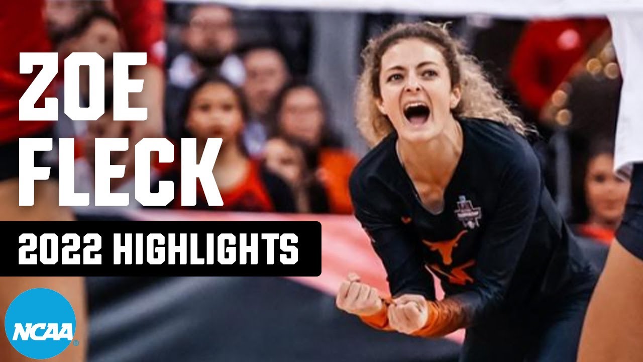 WATCH: Zoe Fleck highlights: Texas libero's 2022 NCAA tournament top plays
