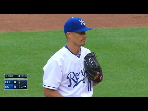 CLE@KC: Guthrie holds