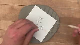 Making and beveling a square slab for a cube.
