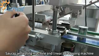 fully automatic can sealing machine and linear head capping machine for nut jars and sauce jars Net Worth