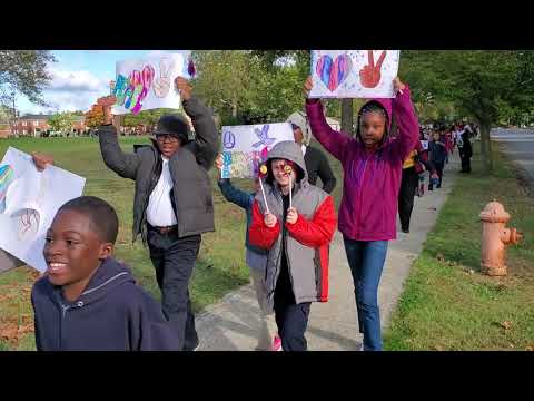 Fairmoor Elementary School 2019 Peace Walk