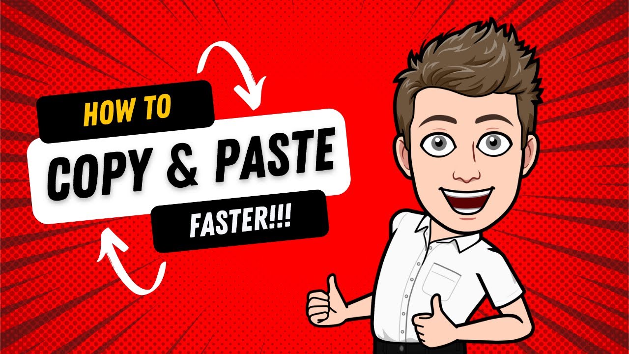 FASTEST WAY TO COPY AND PASTE!!! - YouTube