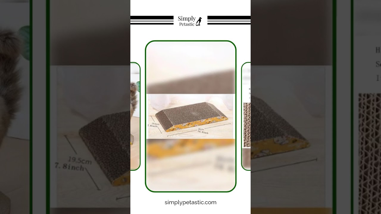 Eco-Friendly Cardboard Scratch Pad Cat Toy