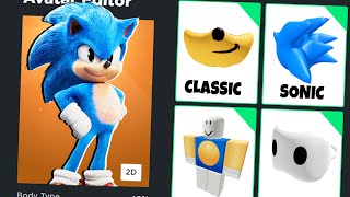 MAKING CLASSIC SONIC a ROBLOX ACCOUNT!