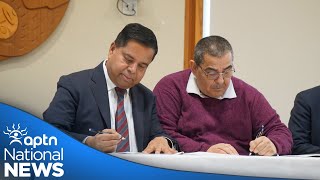 Feds sign historic land lease revenue sharing agreement with Musqueam First Nation | APTN News