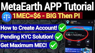 Meta Earth Mec Token Airdrop 2026 Full Tutorial Me Pass App Mec Token Mining Step By Step Guide