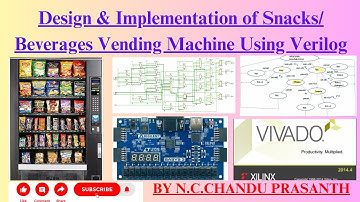 Design &Implementation of Snacks/Beverages Vending Machine Using Verilog HDL || Xilinx Vivado||FPGA
