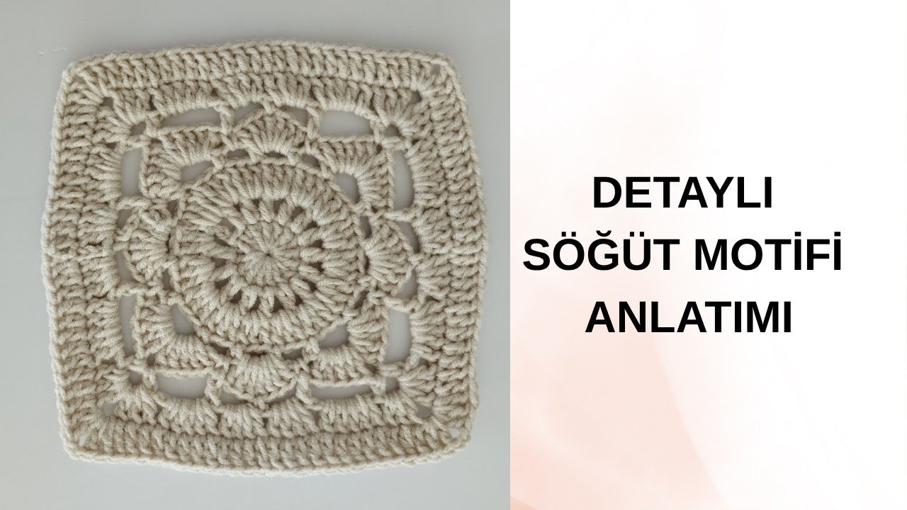 SÖĞÜT YAPRAĞI MOTİF YAPIMI 🌸 MOTİFLİ YELEK / MOTİFLİ BATTANİYE / MOTİFLİ HIRKA 🌸 CROCHET PATTERN