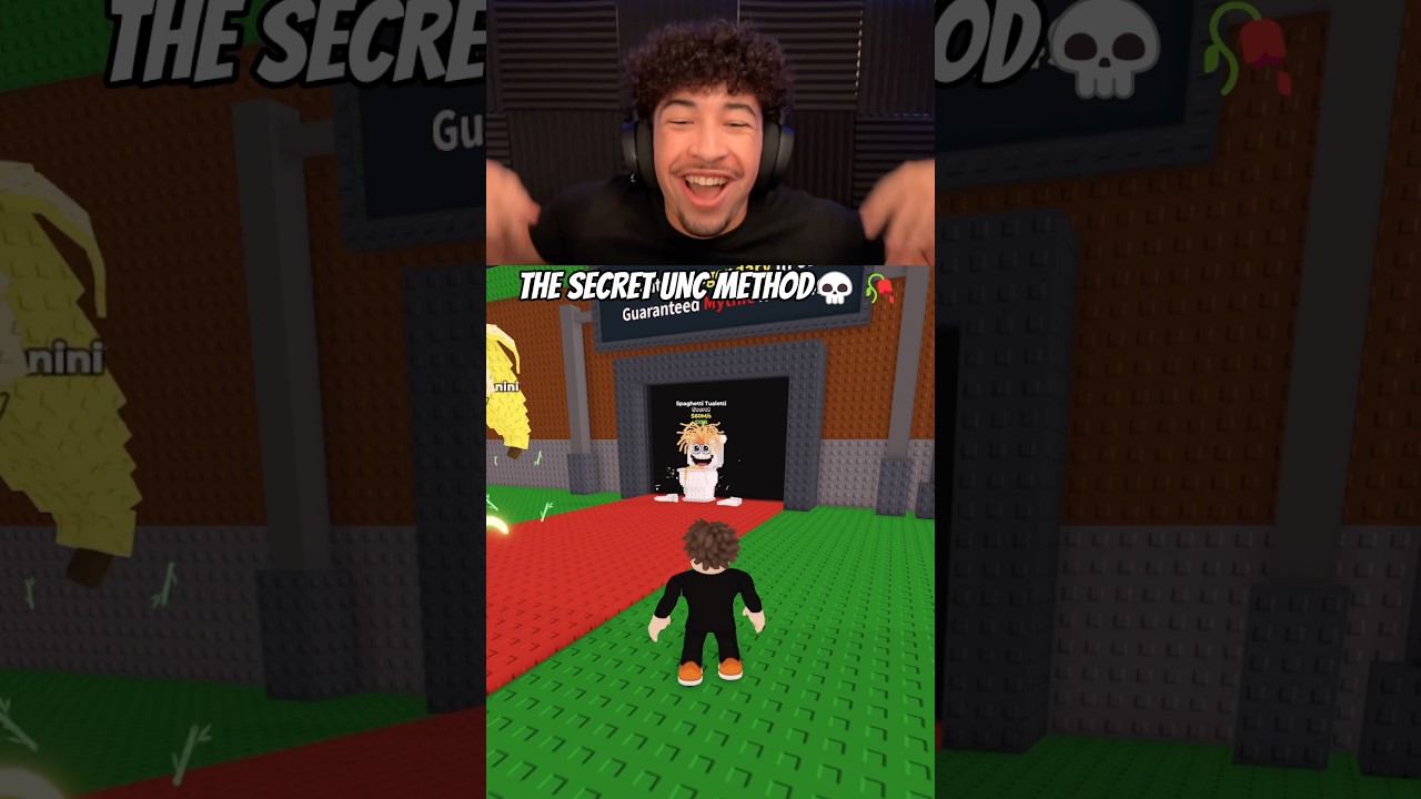 THE SECRET UNC METHOD💀🥀#roblox #stealabrainrot