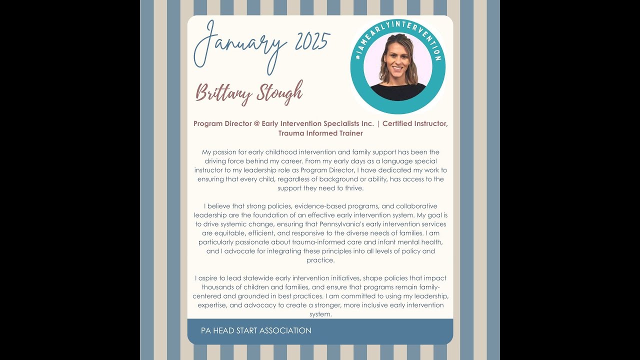 Free! Resource Friday  Early Intervention with Brittany Stough