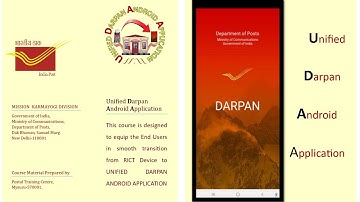 unified darpan android application tranning | igot karmayogi | India Post office