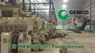 The largest wood pellet production line is completed by GEMCO in Vietnam