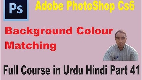Adobe PhotoShop Part 41 |Match Color With Background |Background Color Match |Color Match Background