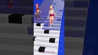 Girls stair race 🤩 RANEL THE GAMER #games #trending #funykidsgames #shorts