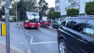 Buses and cablecars  in Gibraltar 🇬🇮. Public transport Gibraltar