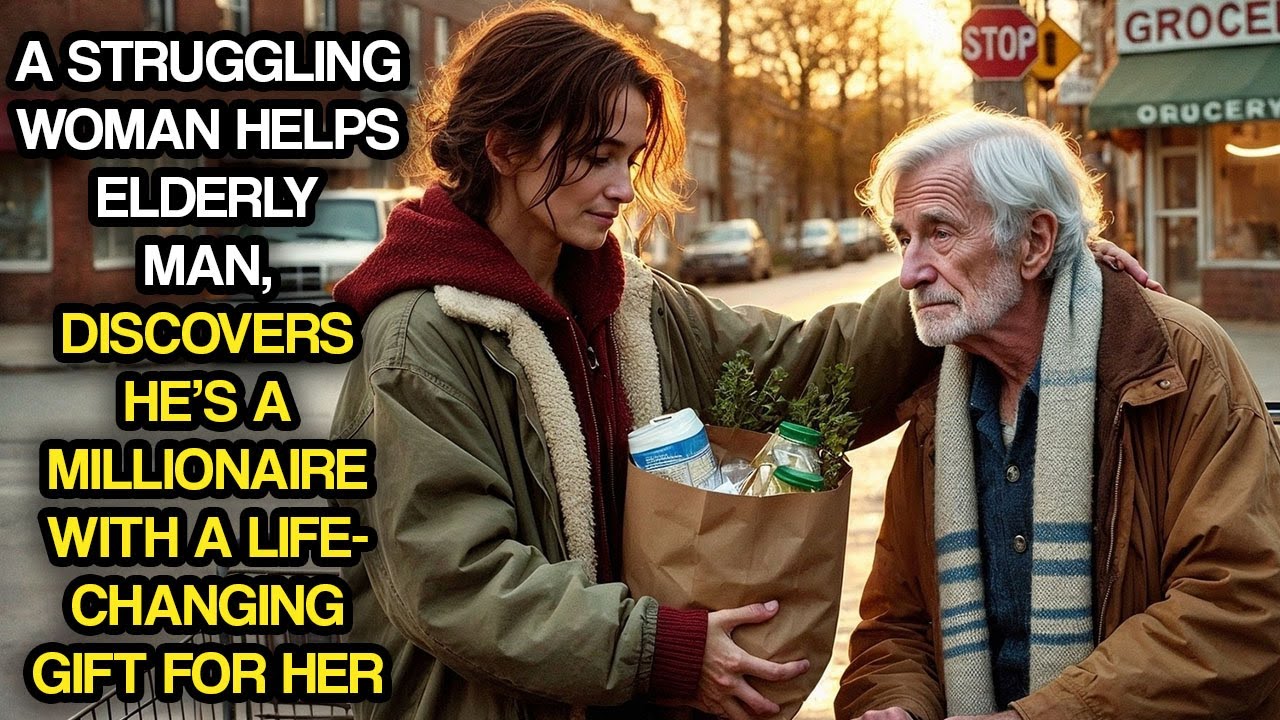 A Struggling Woman Helps Elderly Man, Discovers He's a Millionaire With