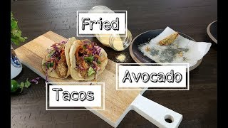 Fried Avocado Tacos Radical Style (Vegan)