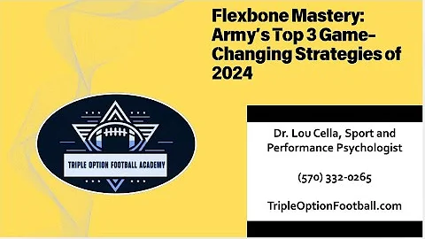 Flexbone Mastery: Army’s Top 3 Game-Changing Strategies of 2024