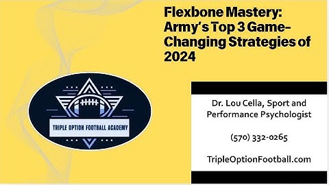 Flexbone Mastery: Army’s Top 3 Game-Changing Strategies of 2024