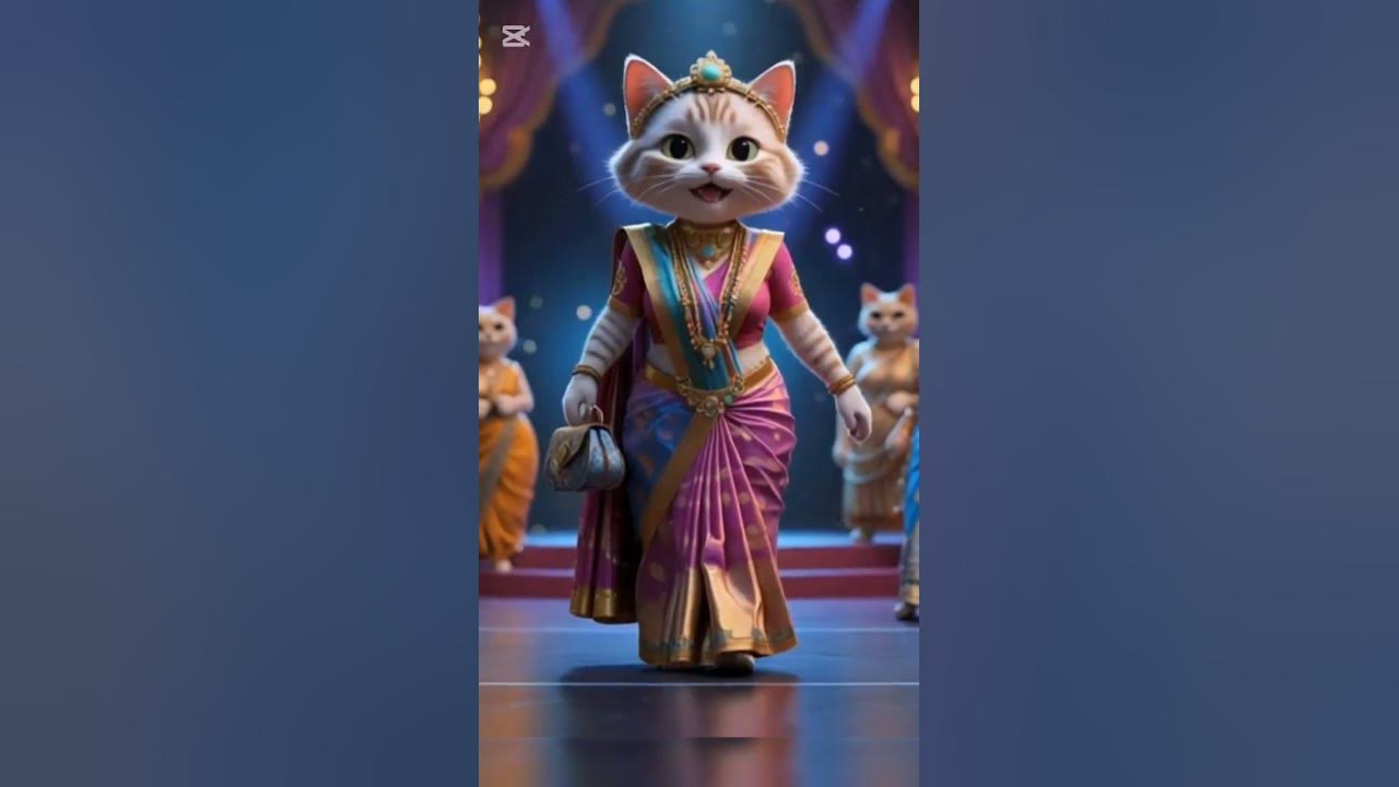 Dhakai sari #song #music #love #entertainment#newsong#cat #animals #cute#funnyanimal #funnycat#song