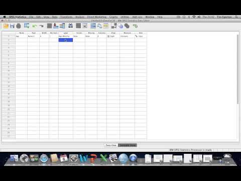 SPSS Tutorial 2: Data Editor, Variable View and Changing Variable Properties