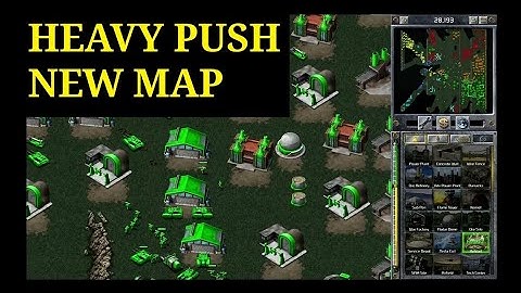 3 on 3 PRO multiplayer Command and Conquer HEAVY PUSH NEW MAP