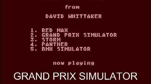 Atari XL/XE music - David Whittaker
