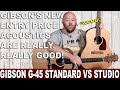 Gibson G-45 Studio and G-45 Standard Guitars - We check out Gibson's new affordable acoustics!