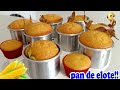 🔴MANTECADAS de ELOTE🌽 ESPONJOSAS Y SUAVES !!!(Pan de elote)