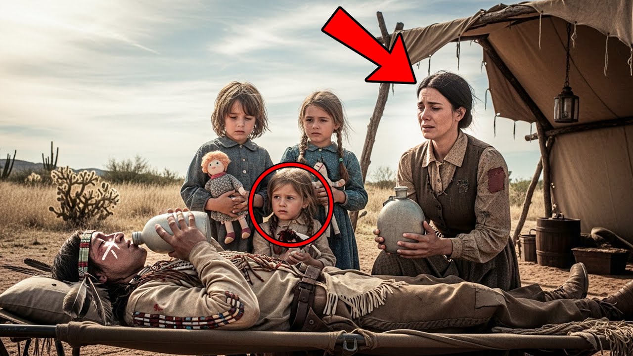 Poor Widow and Her Kids Saved Dying Apache Chief, Unaware He Will Change Their Lives Forever