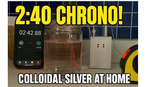 How I make Colloidal Silver at home with Silver Pulser (Easy DIY Tutorial to do it in only 2 min 40)