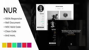 Nur - Personal Resume/CV/Portfolio Html Template | Themeforest Website Templates and Themes