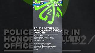 Police honor fallen officer on anniversary of his death