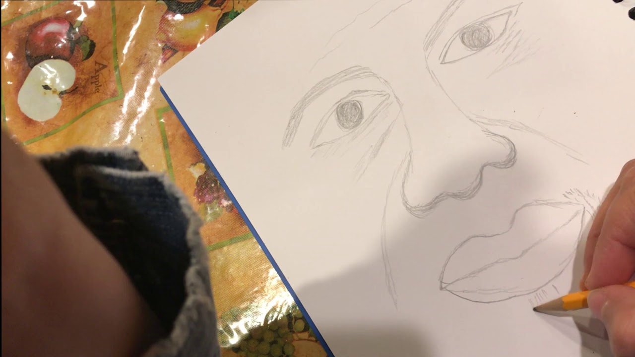 George Floyd Drawing Tutorial Amazing George Floyd drawing - YouTube