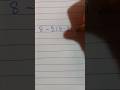 Genius Only Math Problem!