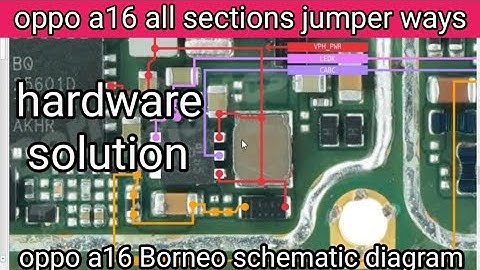 oppo a16 all sections jumper ways oppo a16 all sections hardware solution Borneo schematic diagram