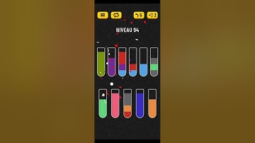 Water sort color puzzle game level 94 solution